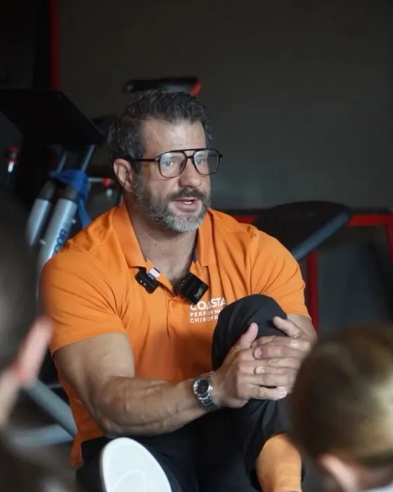 Dr. Marv at a seminar